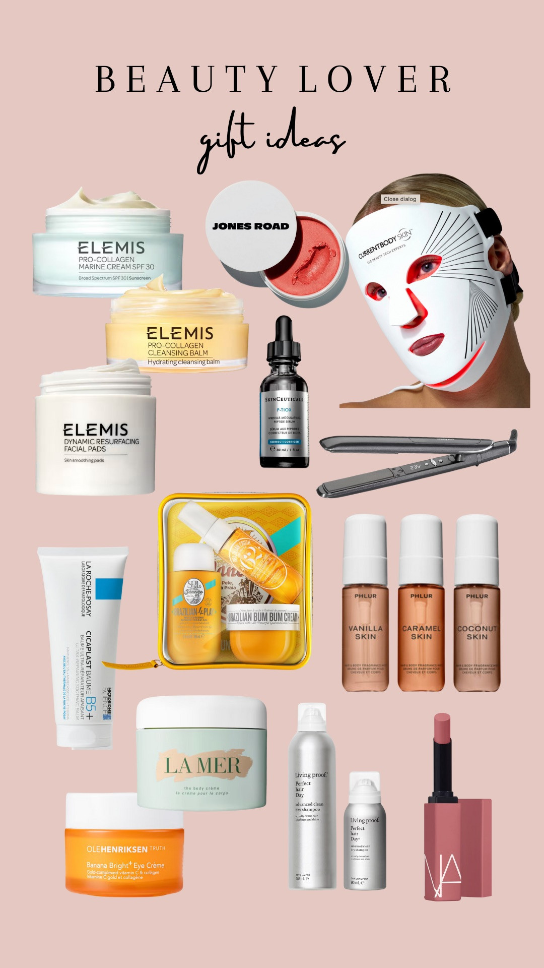 Beauty Lover gift guide! Gift ideas for all the beauty lovers, skincare, makeup, Current Body LED light mask, Sol De Janeiro, Elemis, Skin Ceuticals, La Mer, gift ideas, gifts for her, skincare lover 

 #LTKuk #LTKwinter #LTKbeauty