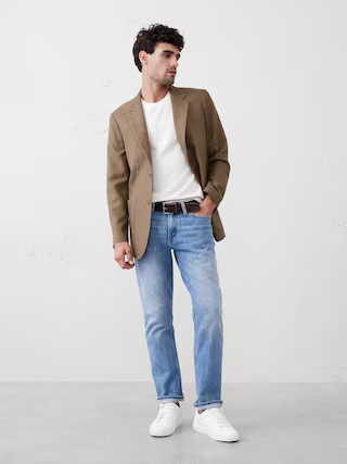 Tailored-Fit Textured Jacket | Banana Republic Factory