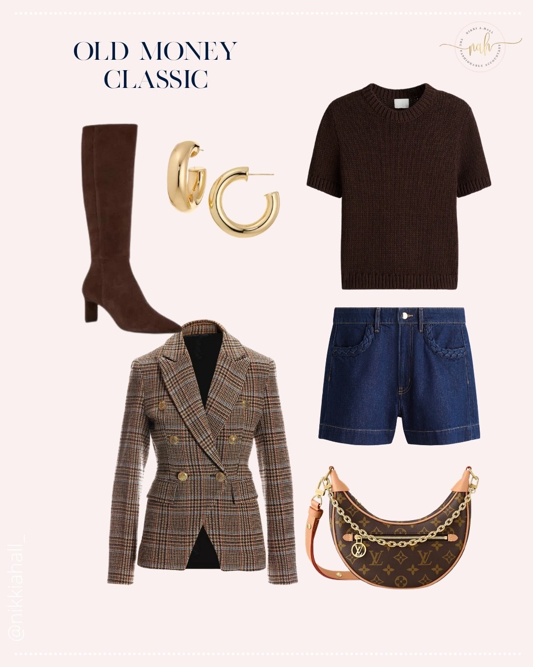 Day 2 of 7 ways to style a denim set
Old money style
Fall outfit equestrian 
Tweed blazer and knee high boots 

#LTKStyleTip #LTKSeasonal #LTKFindsUnder100