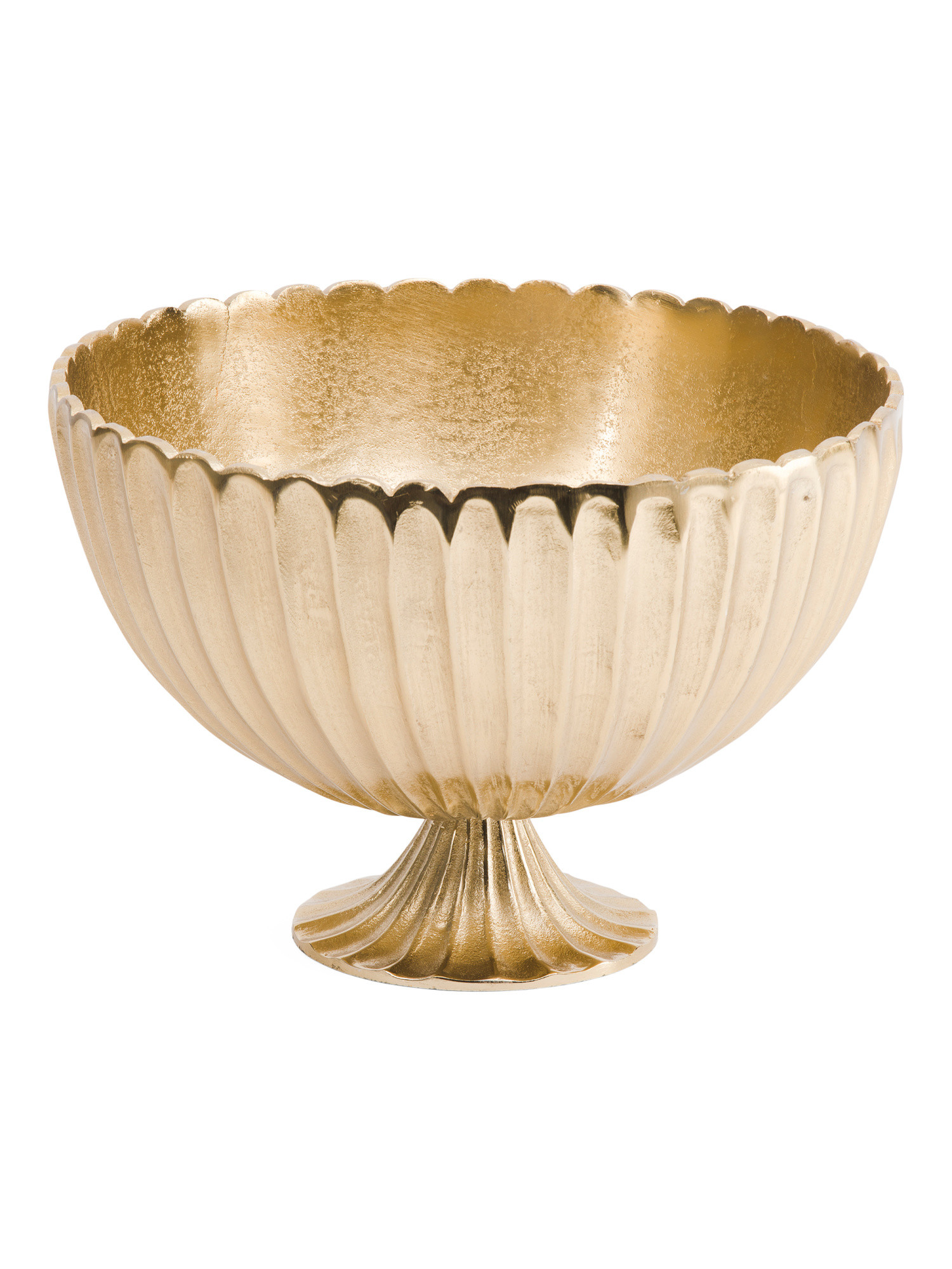 10x14 Scalloped Pedestal Base Fruit Bowl | TJ Maxx