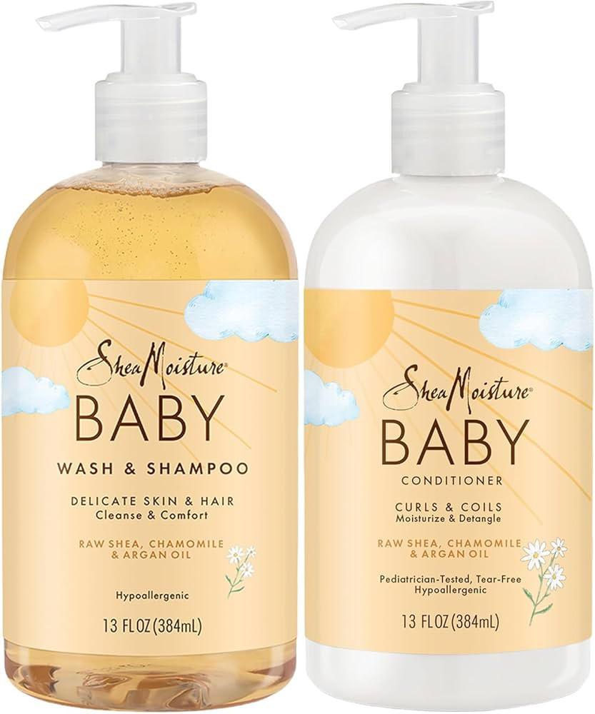 Shea Moisture Baby Care Set – Baby Wash & Shampoo + Conditioner, Delicate Skin & Hair Care, Moi... | Amazon (CA)