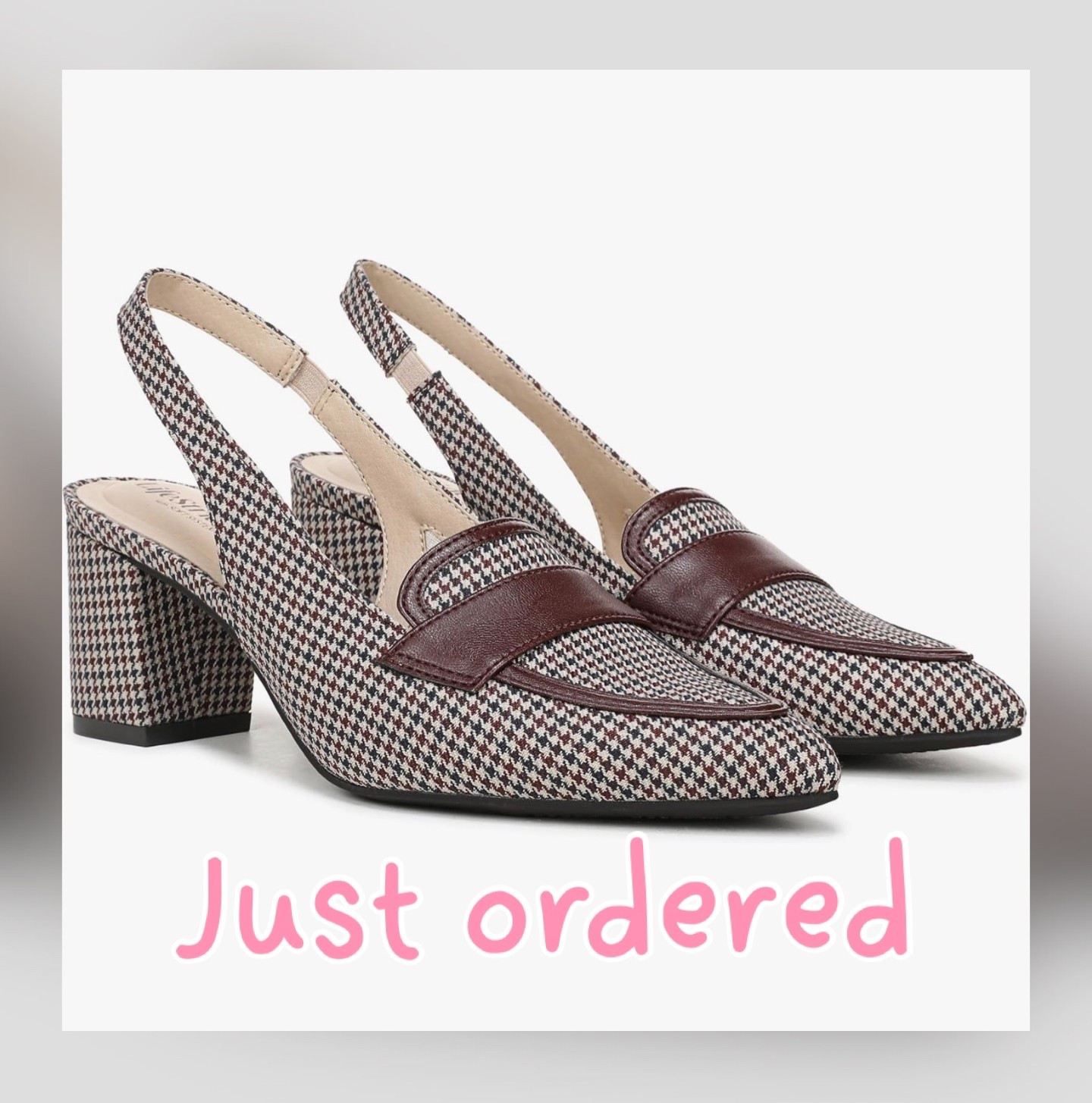 Houndstooth Slingback Heels for Fall

These houndstooth slingback heels are giving timeless sophistication with a modern twist! 🤎 The pointed toe, tailored loafer-inspired design, and comfortable block heel make them perfect for everything from workdays to date nights. They instantly elevate denim, trousers, sweater dresses, and skirts while adding a chic fall touch. Plus, the cushioned insole makes them a pair you’ll actually want to wear all day.

Shop these classic slingback heels and all my favorite fall outfit pairings linked here! 🍂✨

Houndstooth heels, slingback pumps, block heel shoes, fall shoe trends, classic style, preppy fashion, office shoes, comfortable heels, workwear essentials, loafer heels, women’s fall fashion, timeless wardrobe staples.

#LTKOver40 #LTKWorkwear #LTKSaleAlert