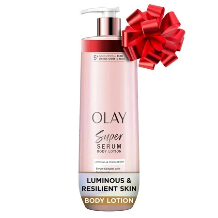 Olay Super Serum Body Lotion, 18.5 fl oz, Moisturizing Body Lotion for Dry Skin with Super Serum Complex to Slow Visible Signs of Aging | Walmart (US)