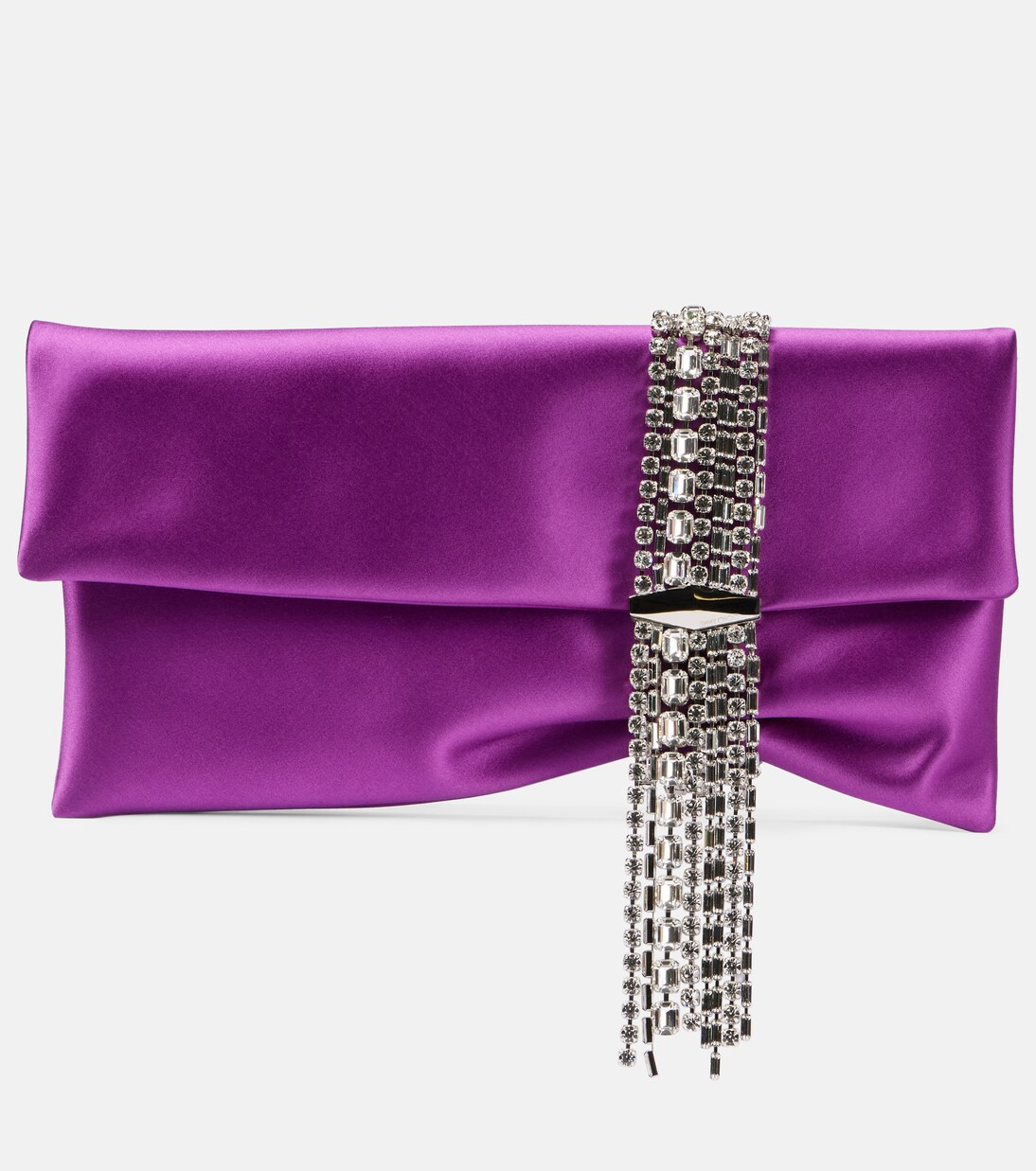 Zandra Small embellished satin clutch | Mytheresa (UK)
