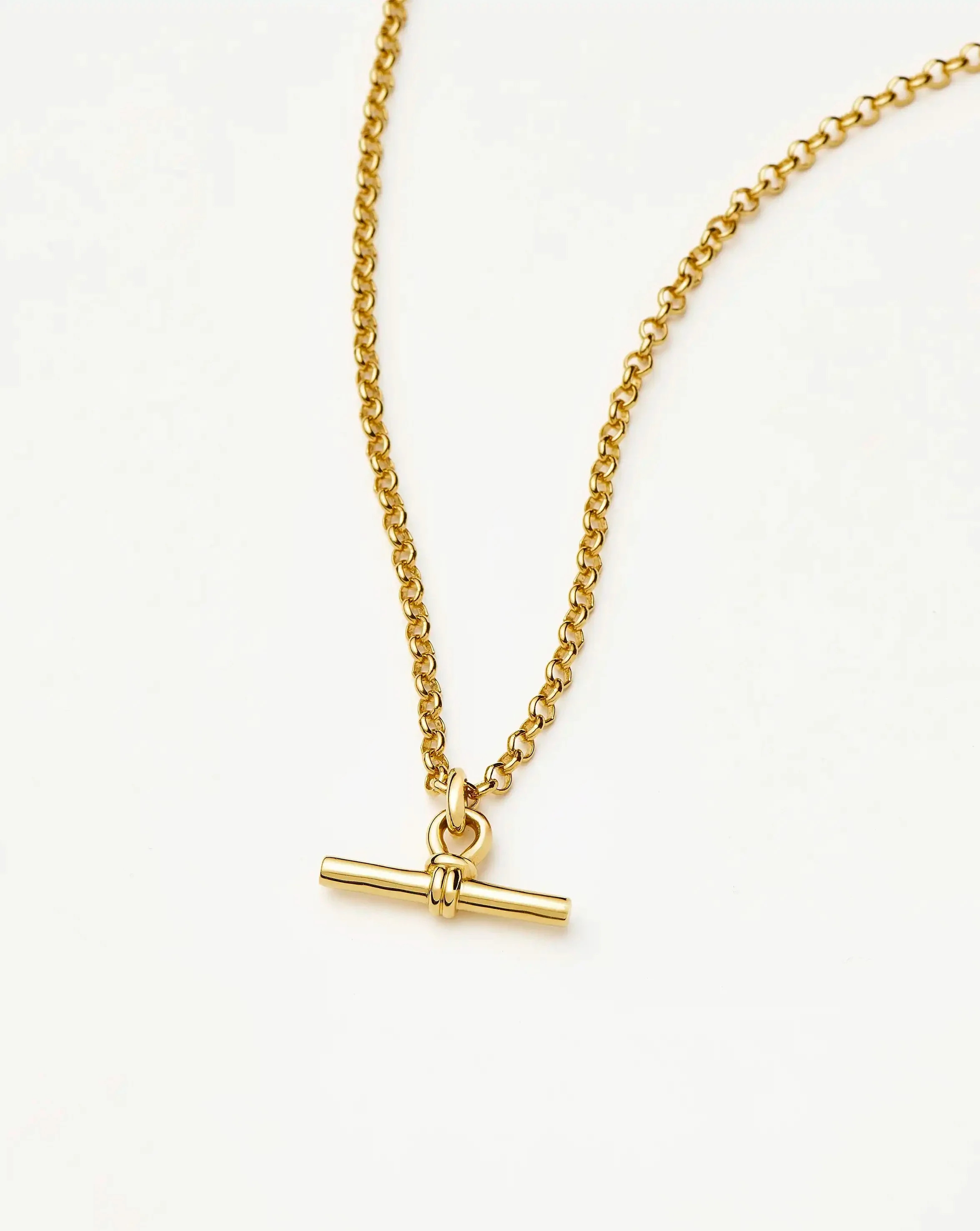 Chunky T-Bar Chain Necklace | 18ct Gold Plated | Missoma UK | Missoma UK