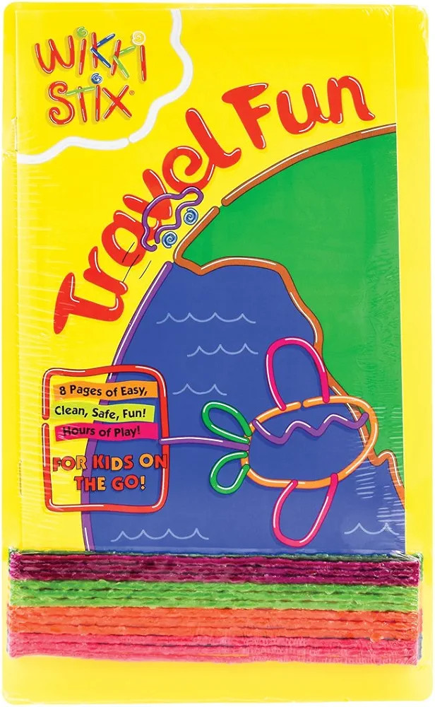Wikki Stix Travel Fun Pak, 24 and 8-Page idea Booklet and playboard, Made in The USA! | Amazon (US)