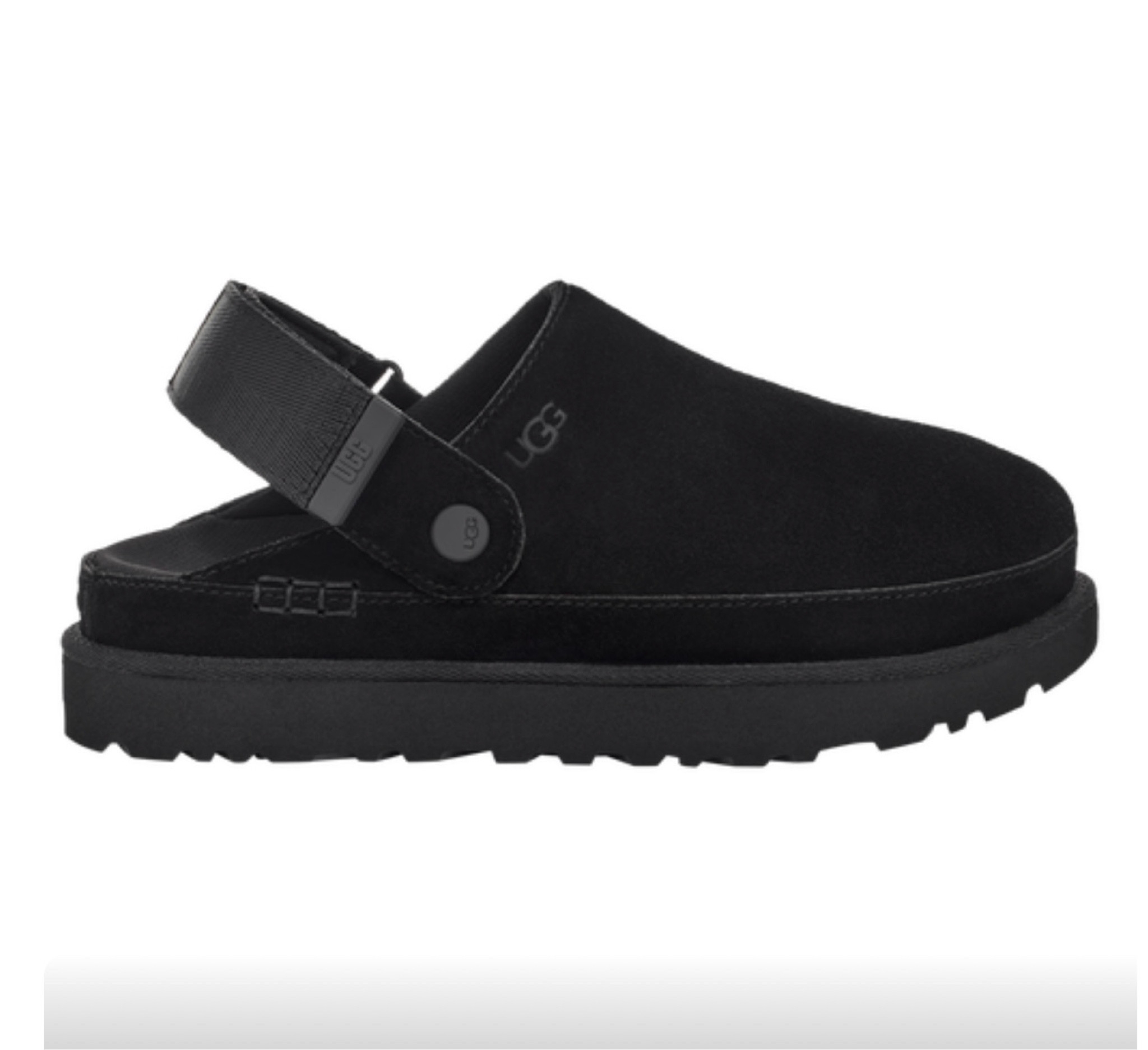 Comfort galore! The UGG Goldenstar Clog delivers a lesson in comfort with a velvety suede upper, eco-friendly textile lining, and an ultra-lightweight SugarSole midsole. 

#LTKFamily #LTKShoeCrush