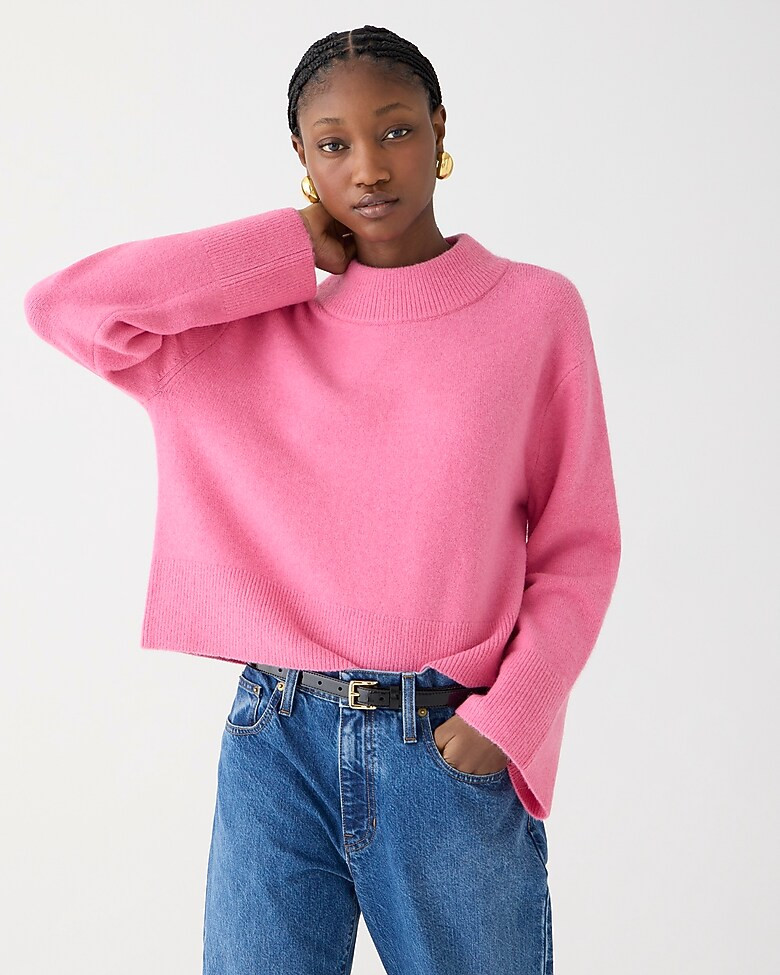 Chunky crewneck sweater in Supersoft yarn | J. Crew US