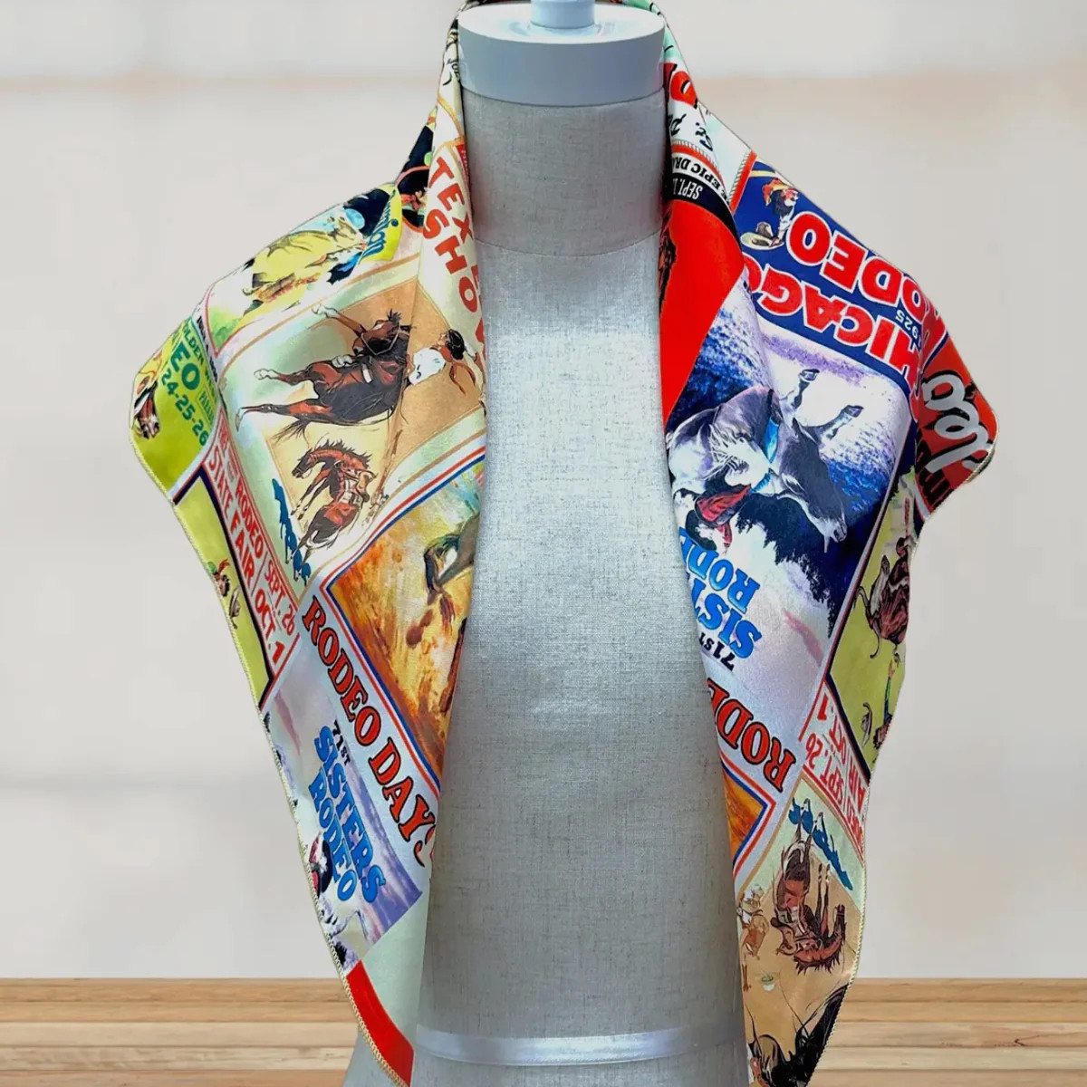 Cowboy Printed Scarf | The Collection Texas