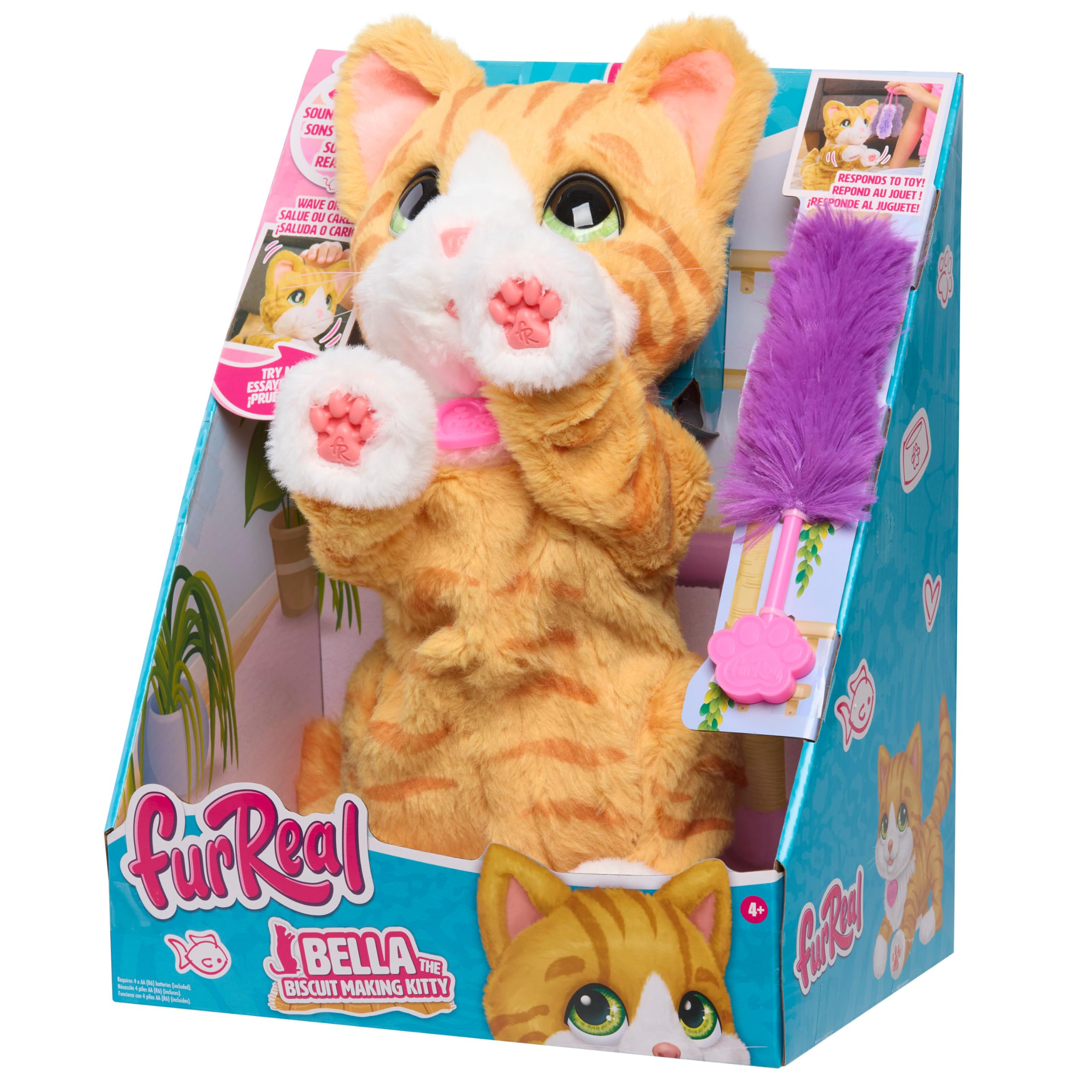Just Play furReal Bella the Biscuit-Making Kitty, 10 Inch Interactive Cat Toy, for Boys and Girls... | Amazon (UK)
