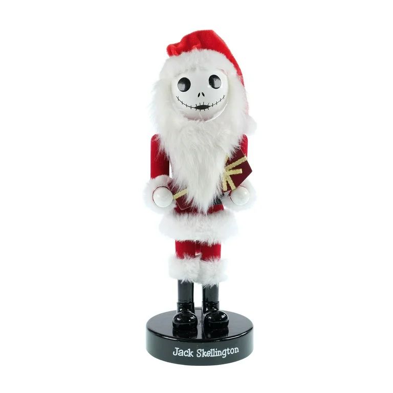 Disney, The Nightmare Before Christmas, Santa Jack Skellington Nutcracker, 11 Inches Tall, Red - ... | Walmart (US)