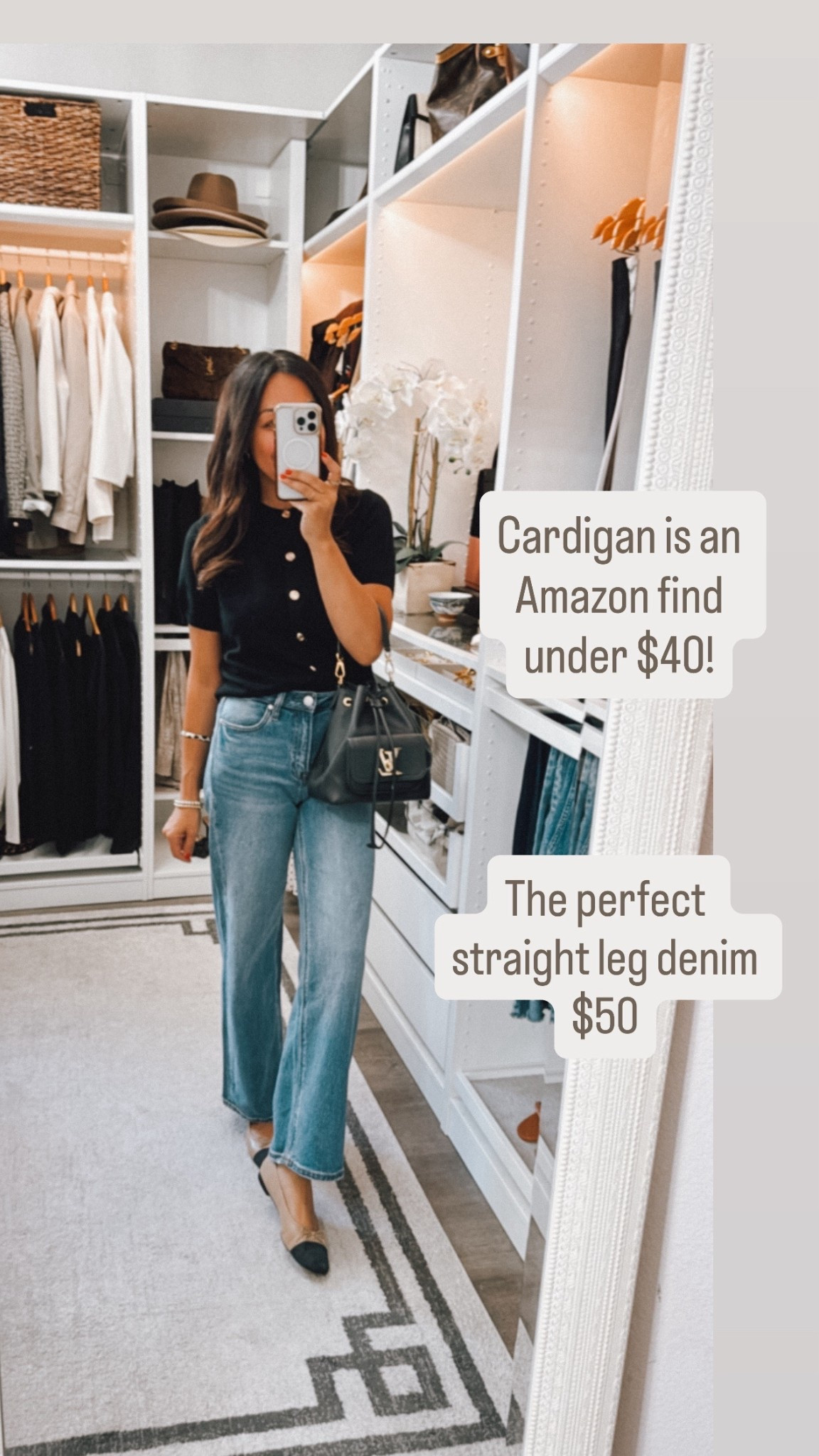 Cardigan is an Amazon find under $40! Great for the price- tons of colors fits TTS 
Jeans have the perfect straight silhouette my go-to for everyday casual fit TTS 

#LTKFindsUnder50 #LTKOver40 #LTKFindsUnder100