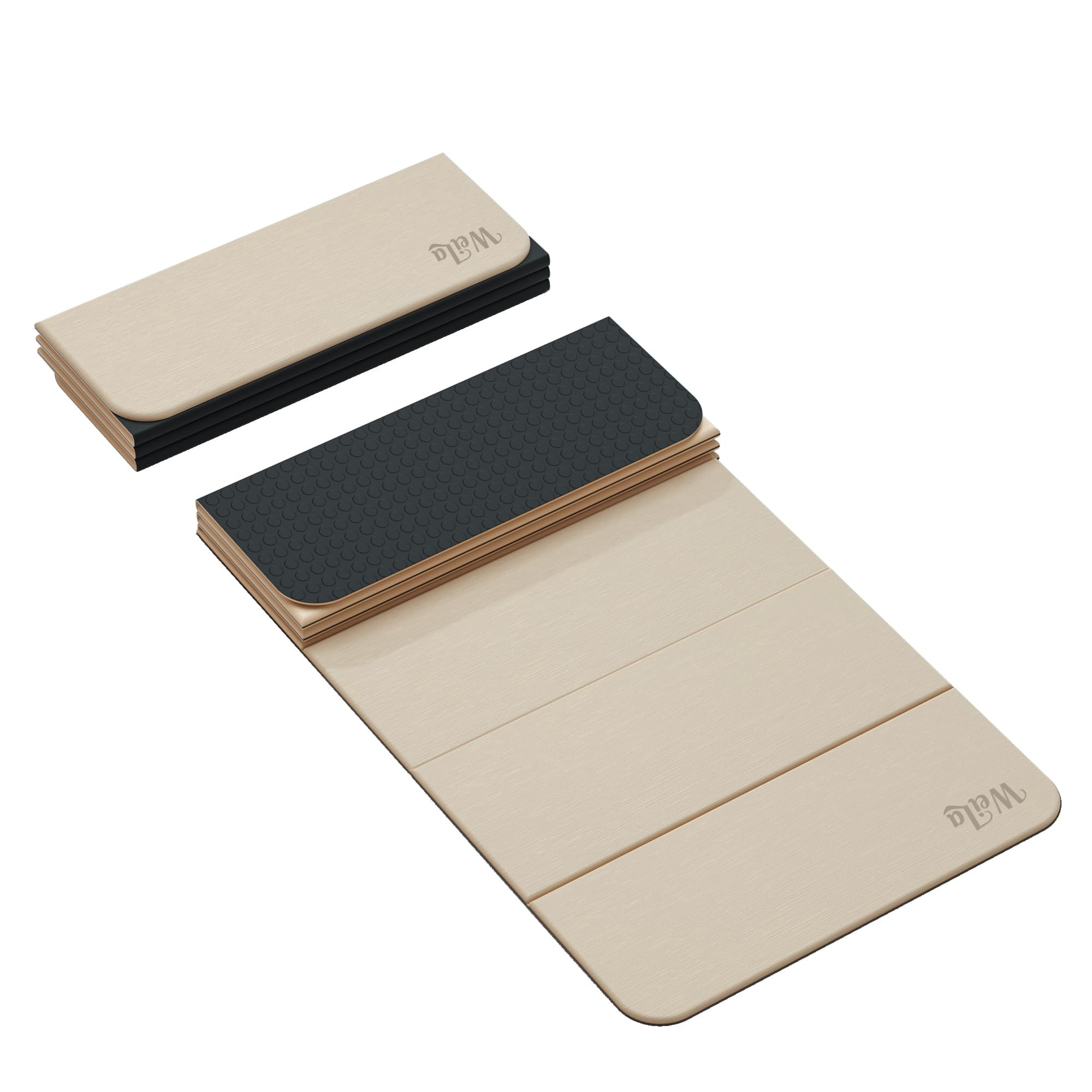 Foldable Yoga Excercise Mat 71"L x 24"W, Odourless Light Weight POE Mat For Home Fitness and Gym ... | Amazon (US)