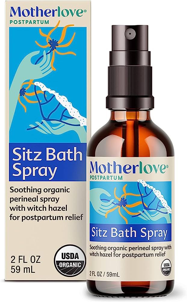 Motherlove Sitz Bath Spray (2 oz) Sitz Bath for Postpartum Care—Herbal Perineal Spray w/Witch H... | Amazon (US)