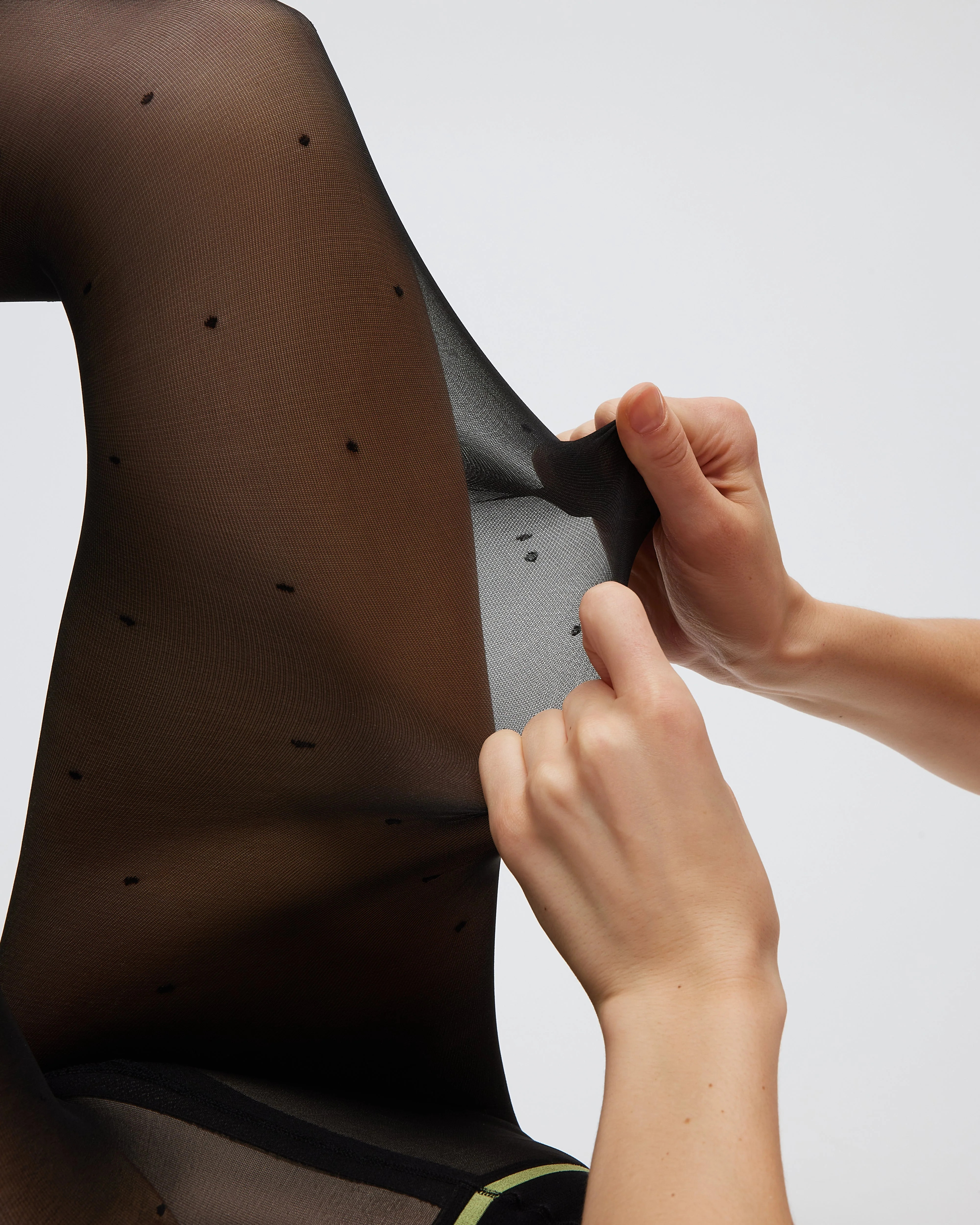 Mini Dot Sheer Rip-Resist Tights | Sheertex