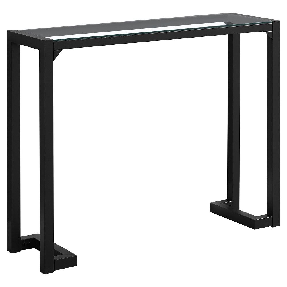 Accent Table - Black, Tempered Glass - EveryRoom | Target