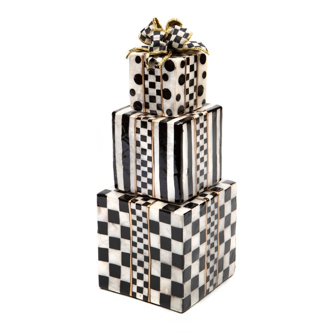Courtly Capiz Gift Tower | MacKenzie-Childs