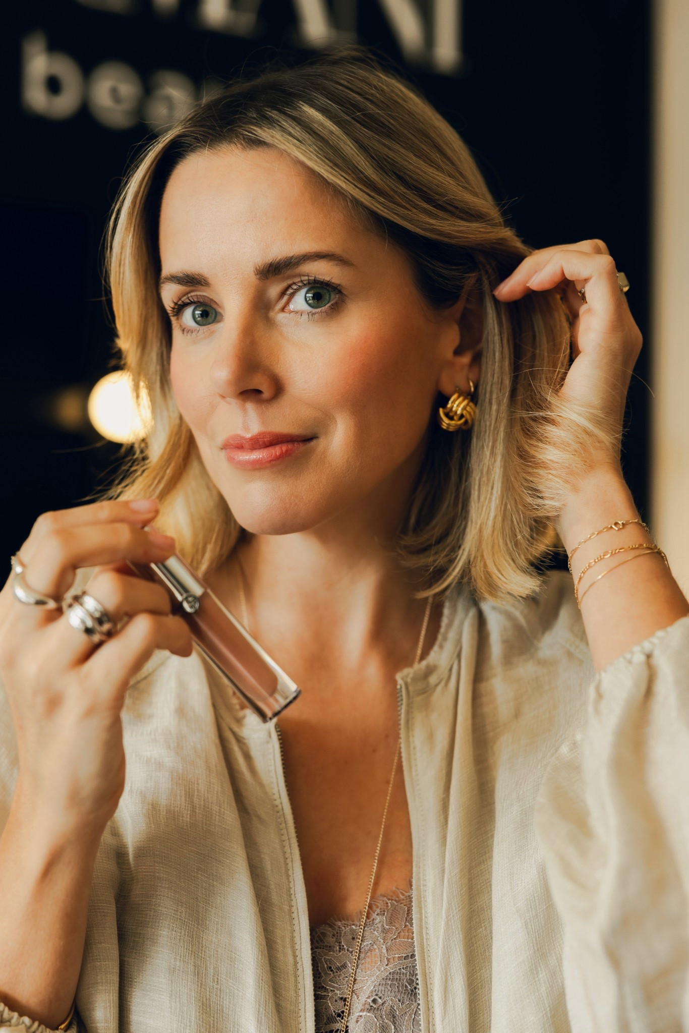 My makeup: 
Luminous Silk Foundation shade 5.5 (my wedding day base)
Luminous Silk Cheek Tint shade Rosy Peach
Luminous Silk Bronzer shade Golden Sunrays 
Vertigo Lift Mascara 
Prisma Glass Lip Gloss shade Cherry Glaze

#LTKuk #LTKeurope #LTKbeauty