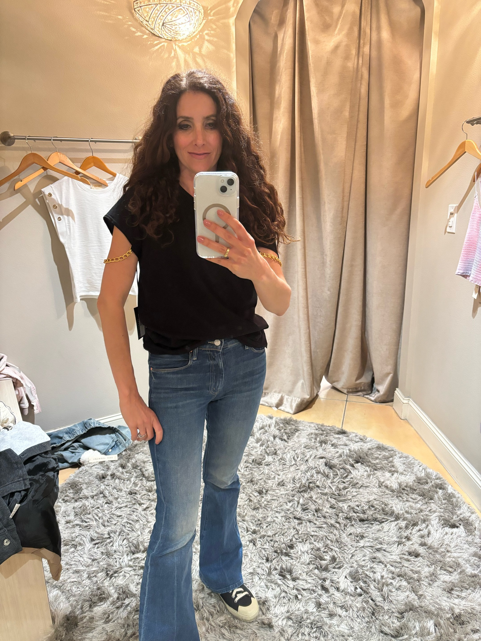 My favorite jeans for Spring! They are on trend with out being over the top trendy. Mother denim makes great jeans. Size down one size!

#LTKSeasonal #LTKstyletip #LTKover40