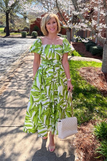 Beautiful dress for Easter, Mother’s Day or casual wedding guest dress! Save by using my code CarlaC15 Im wearing the XS but wish I had gotten the size small. I’m 5’3”
This dress is a little hard to get into since there are no zippers.

#LTKfindsunder100 #LTKwedding #LTKsalealert