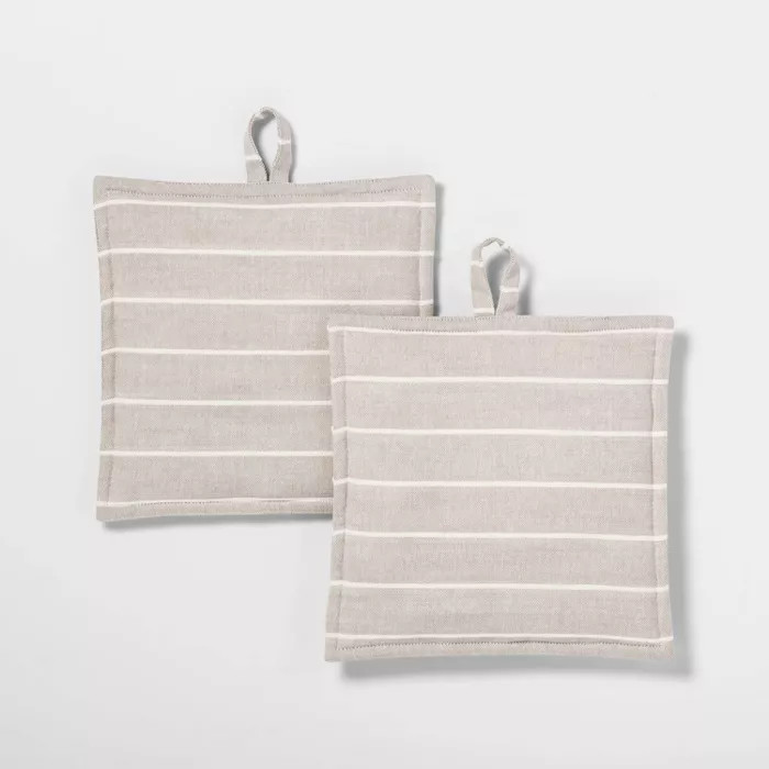 2pk Striped Pot Holder Set - Project 62™ | Target
