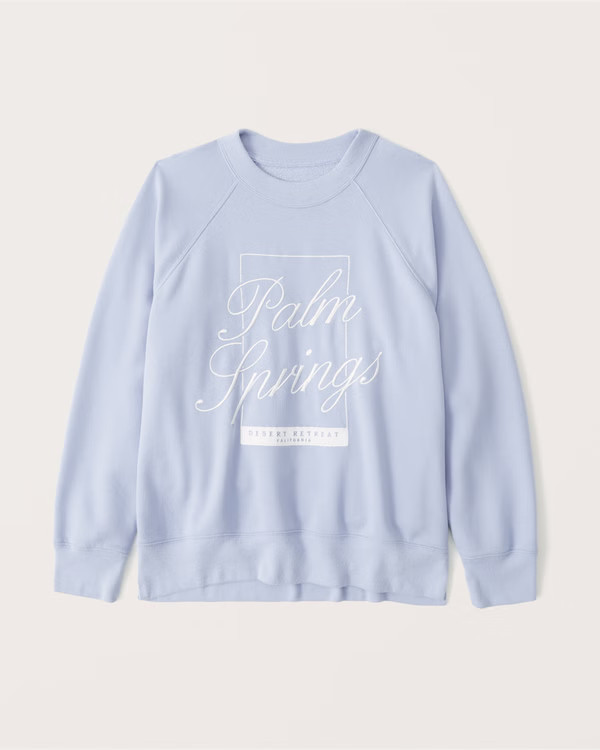 Boyfriend Crew California Graphic Sweatshirt | Abercrombie & Fitch (US)
