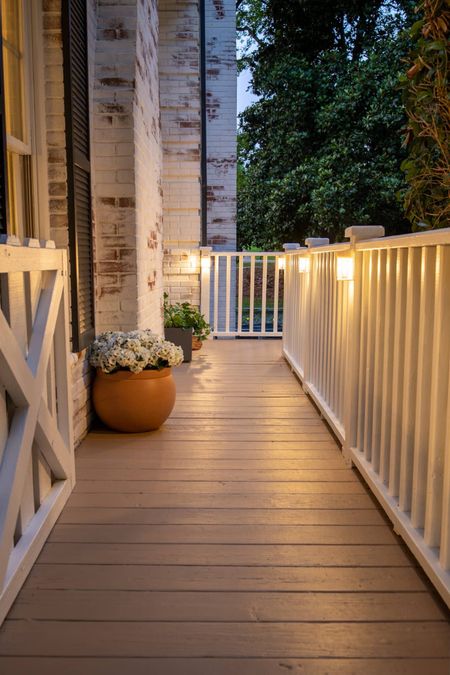 And these solar lights add more lighting to the fence once we walk off the stairway!

Give your porch a facelift with these solar lights! Big upgrade small $$ 

#porchideas #patio #outdoordecor #amazon #solarlights

#LTKSeasonal