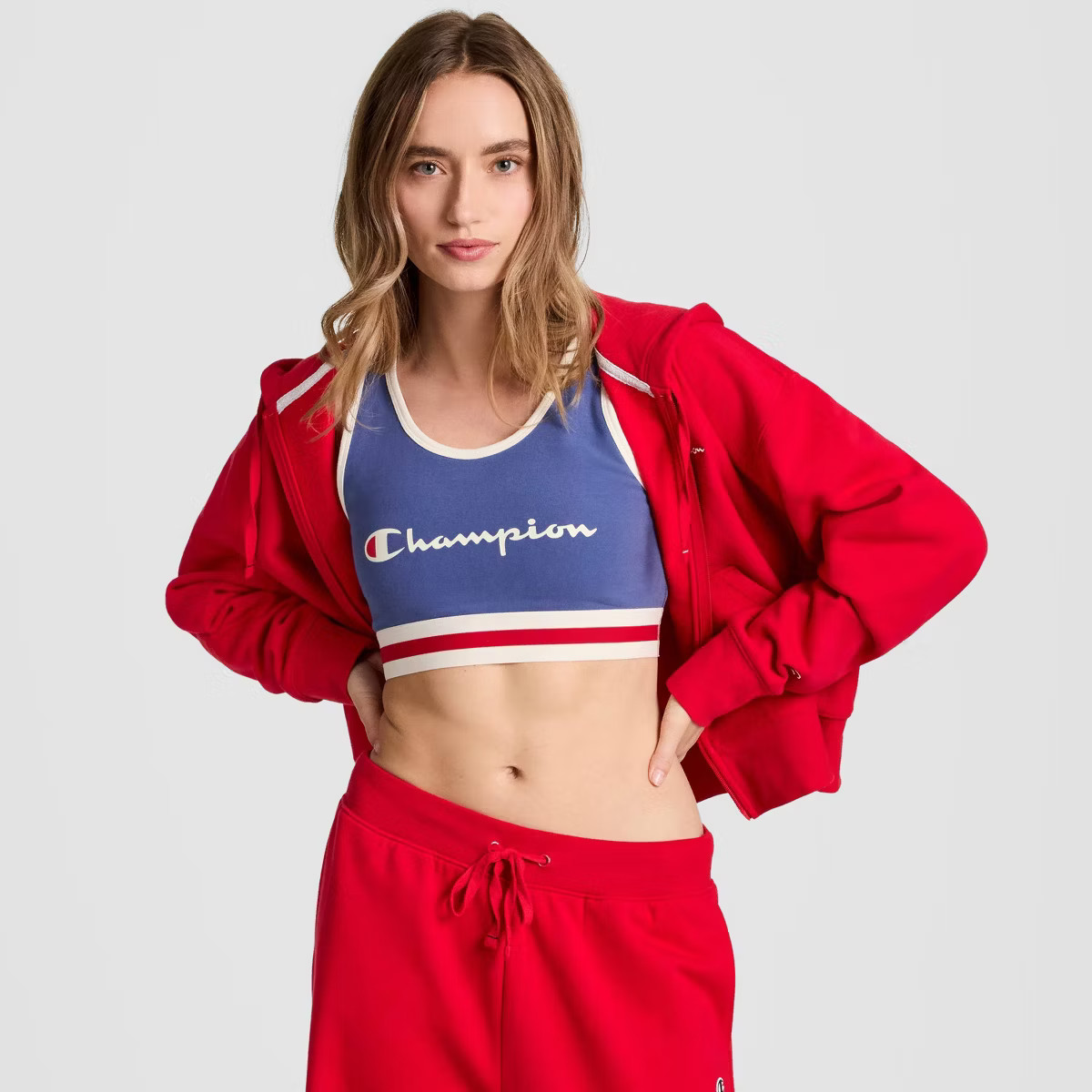 Champion Women's Bra Top - Blue XS | Target