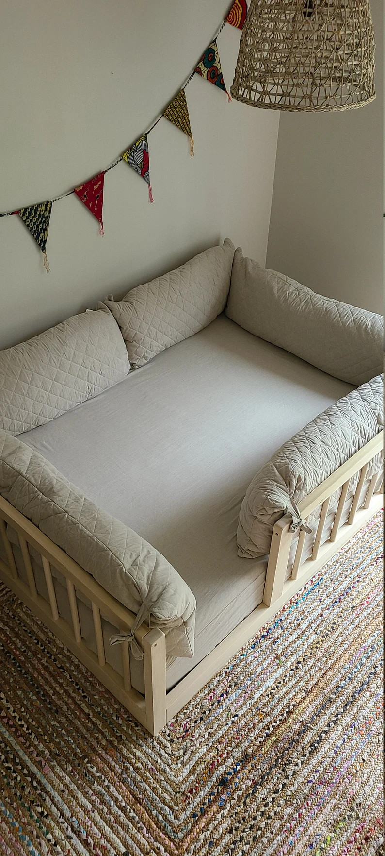 RAILING PILLOW COVER Certified Organic Linen in Natural  | Etsy | Etsy (US)