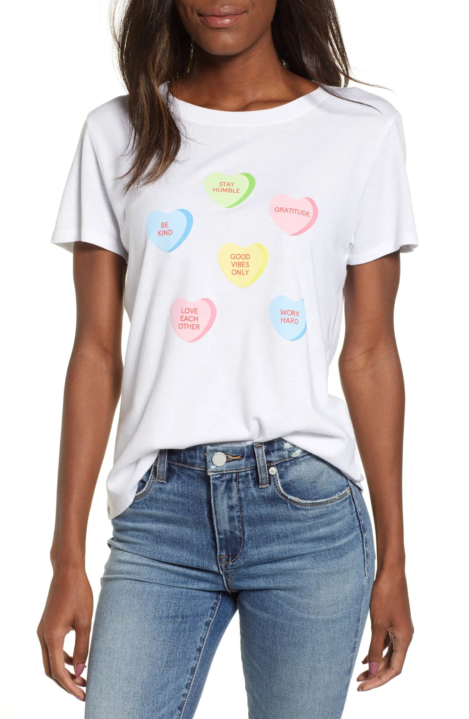 Candy Hearts Slouch Tee | Nordstrom