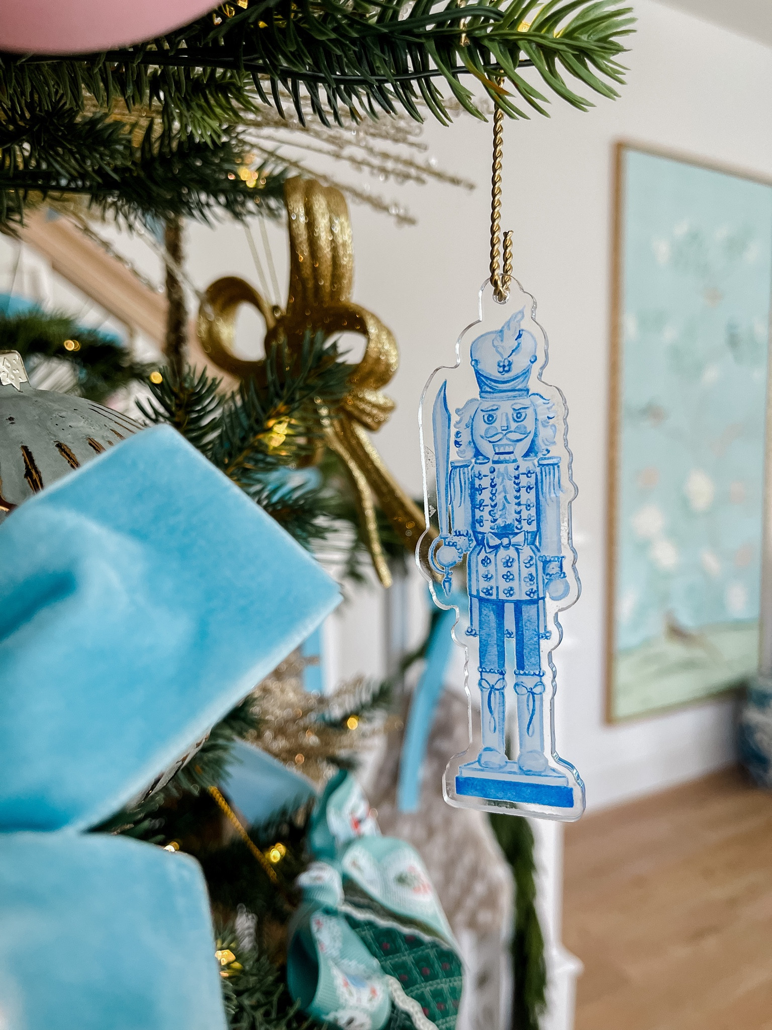 The most precious acrylic ornaments! 

#LTKHoliday