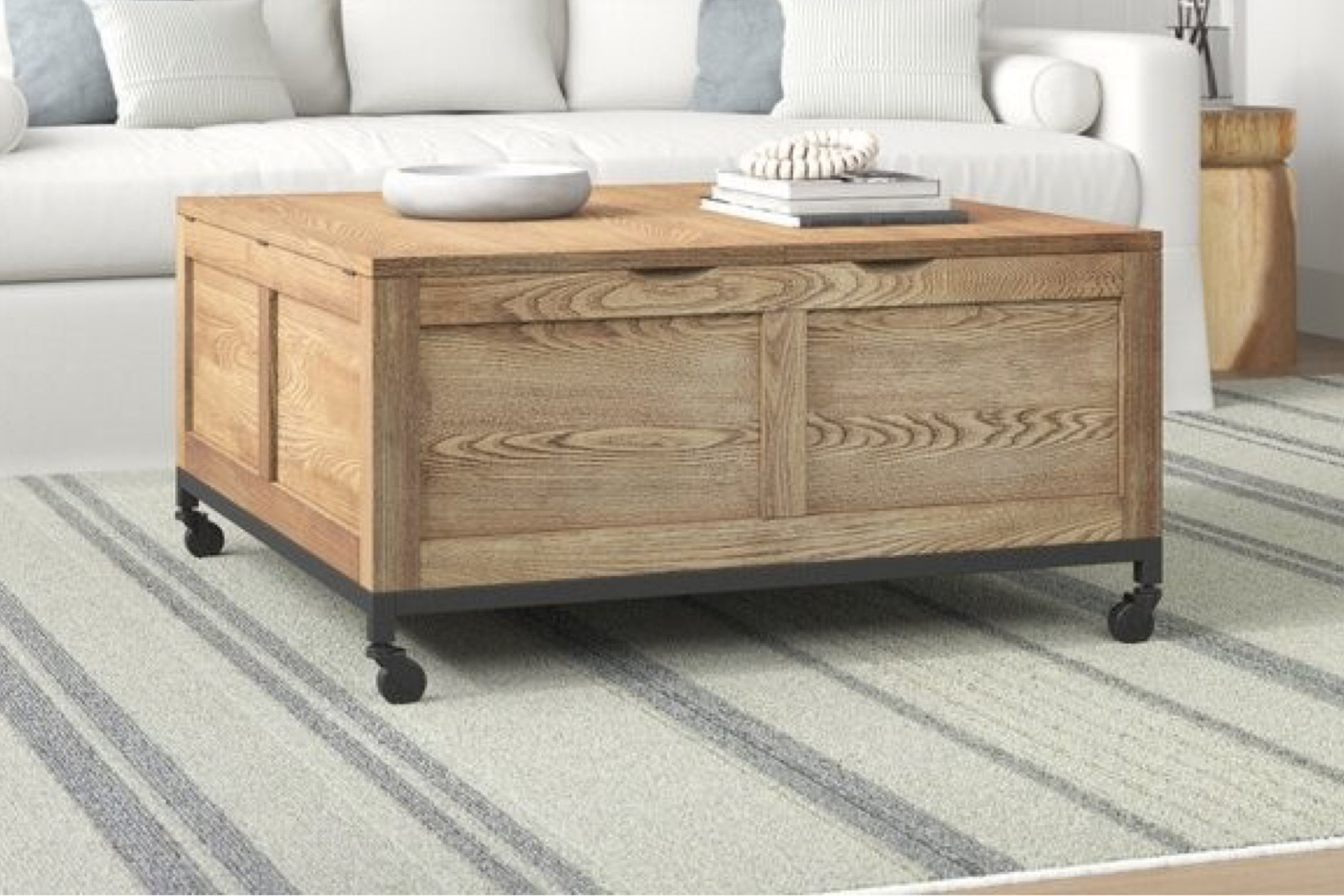 Just snagged this beautiful coffee table! If your in need of a large table with storage and wheels this is the one!!!

#LTKhome #LTKSeasonal #LTKfamily