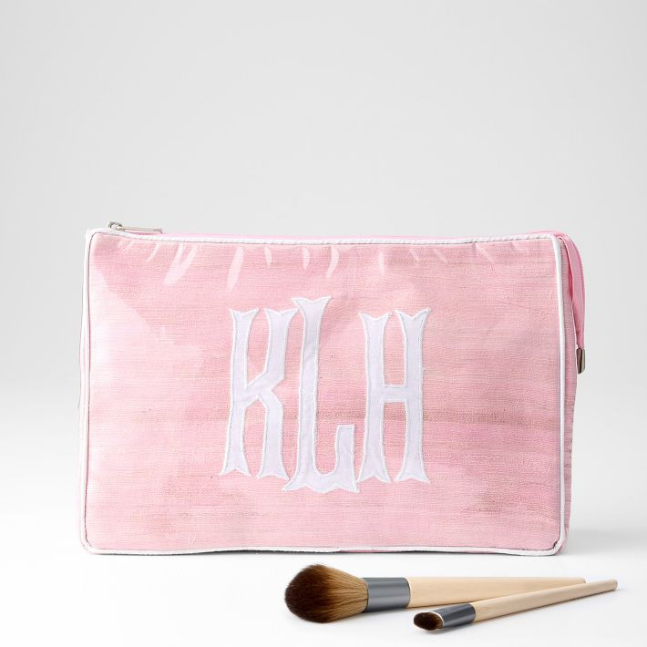 Clear Coated Applique Pouch | Mark and Graham