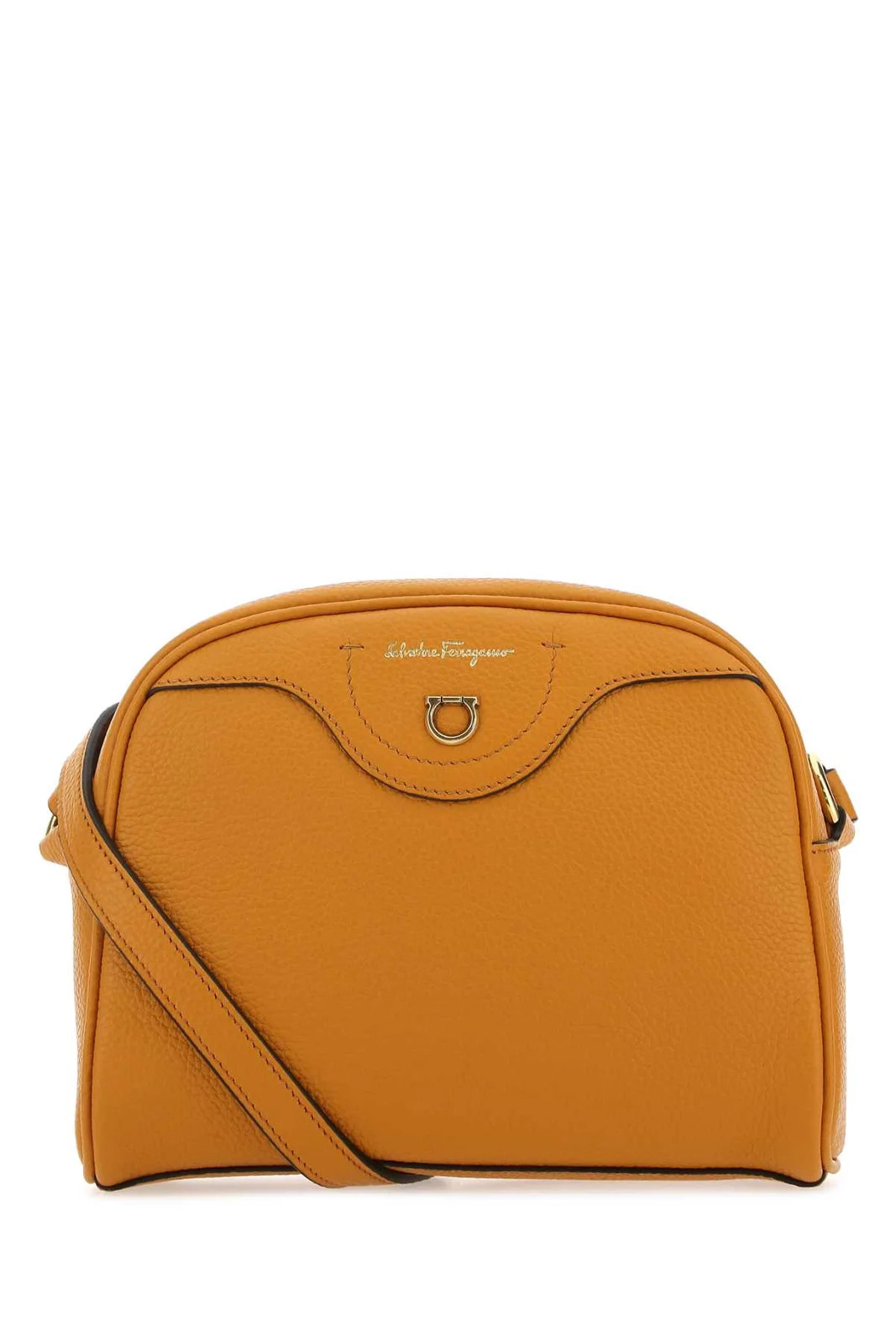 Salvatore Ferragamo Gancini Logo-Plaque Crossbody Bag | Cettire Global