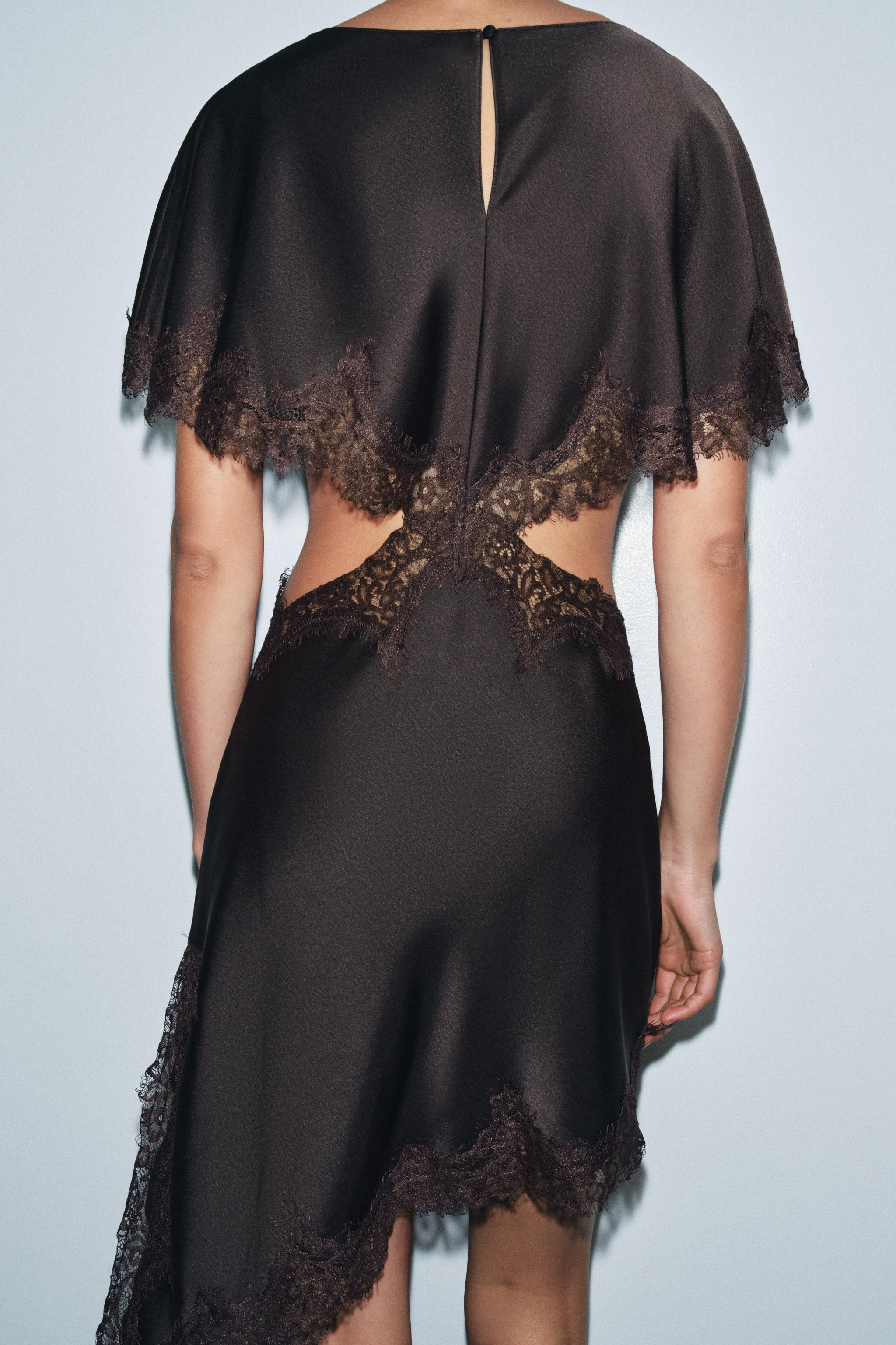 ZW COLLECTION CUT-OUT LACE DRESS | Zara UK