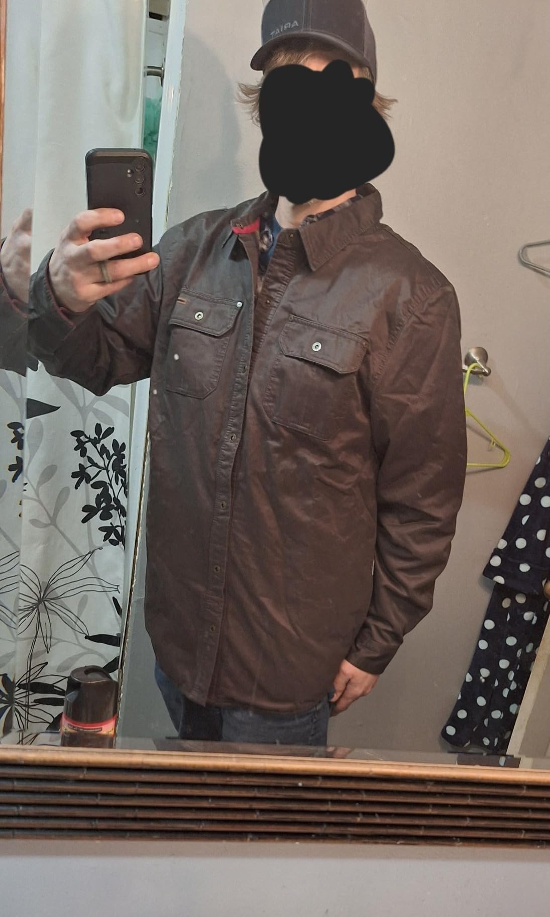 Legendary Whitetails Men's Flannel Lined Shirt Jacket Waxed Cotton Water Resistant | Amazon (US)