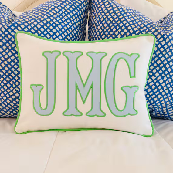 Applique Monogram Pillow Cover | Etsy | Etsy (US)