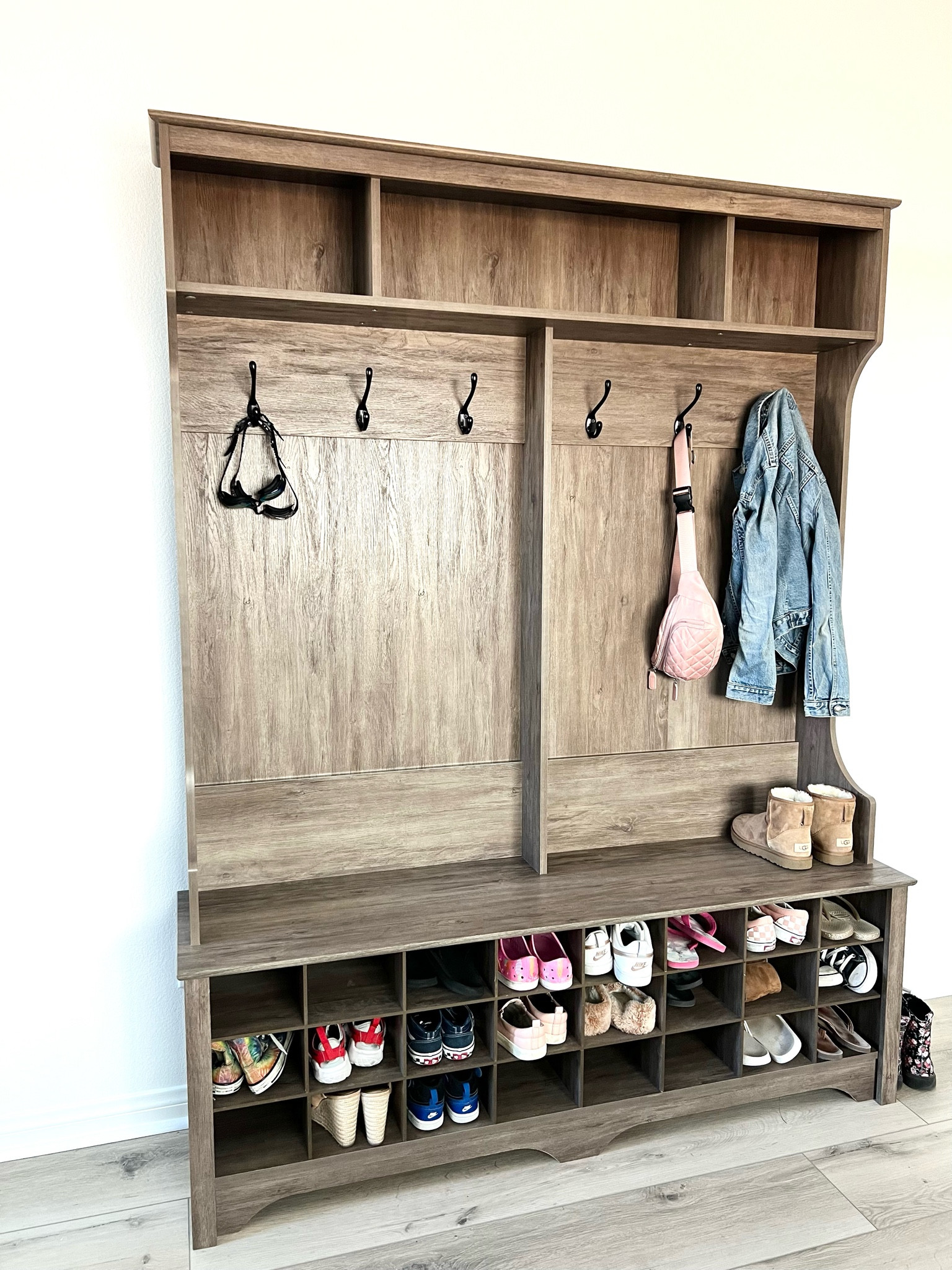 I finally have a mud room organizer in my new home and I am obsessed! Such great quality and color! And it’s on major sale right now! Can’t wait to hang the kids’ backpacks there in the fall! 

#LTKsalealert #LTKhome #LTKBacktoSchool