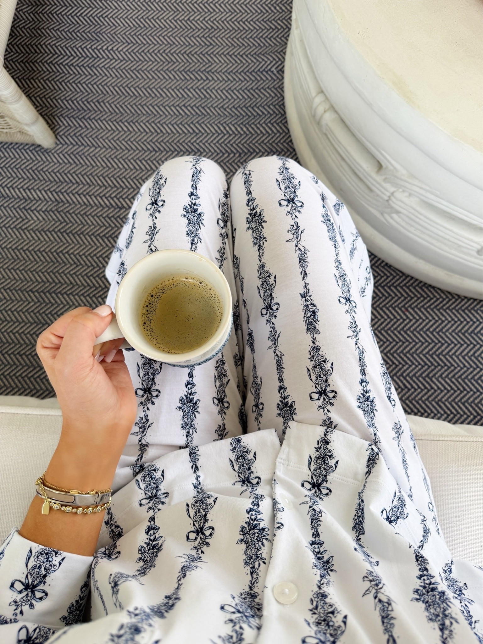 Love my new Petite Plum toile pajama set!