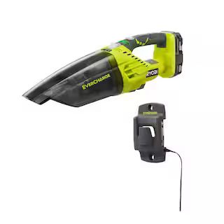 ONE+ 18V Lithium-Ion Cordless EVERCHARGE Hand Vacuum Kit with 1.3 Ah Compact Battery and Wall Ada... | The Home Depot