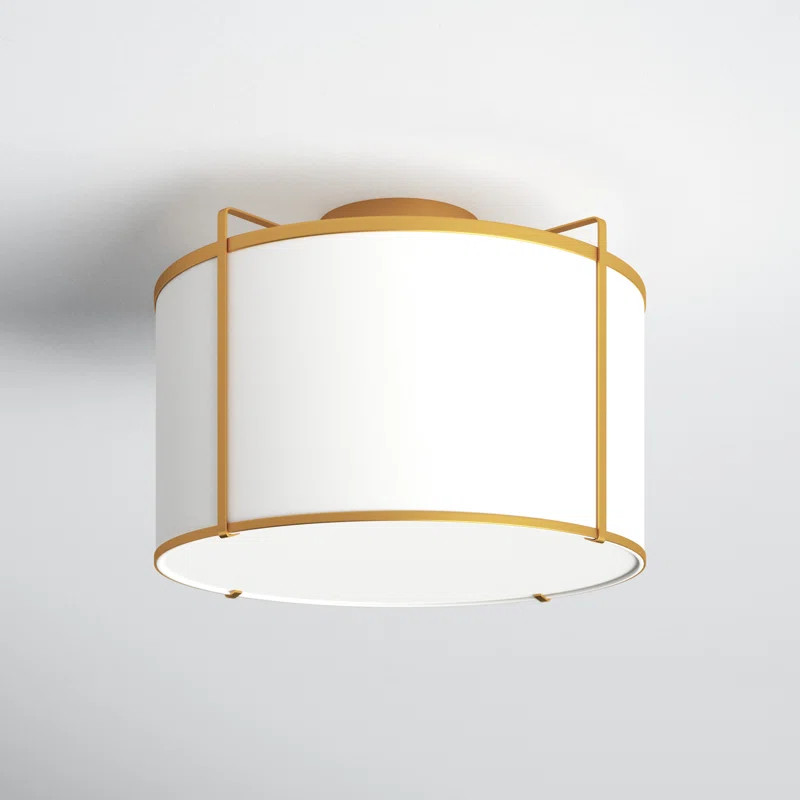 Tisdale Fabric Flush Mount | Wayfair North America
