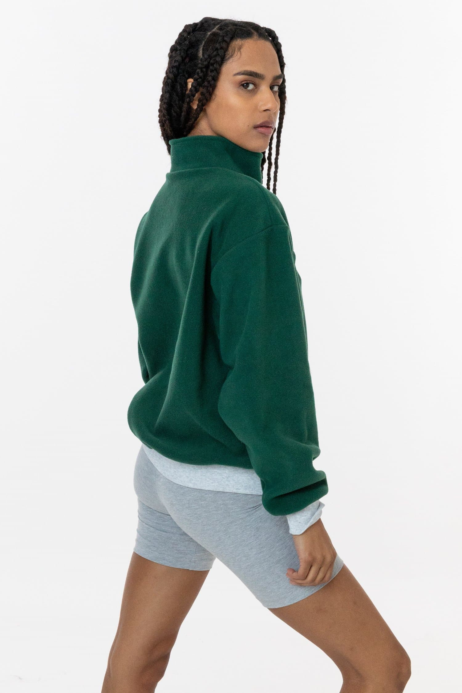 PF408 Mix - Polar Fleece Half Zip Pullover | Los Angeles Apparel