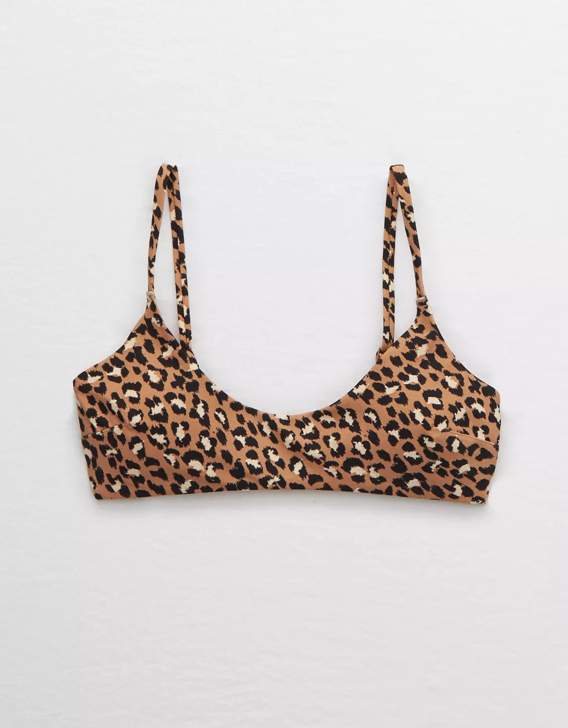 Aerie Leopard Scoop Bikini Top | American Eagle Outfitters (US & CA)