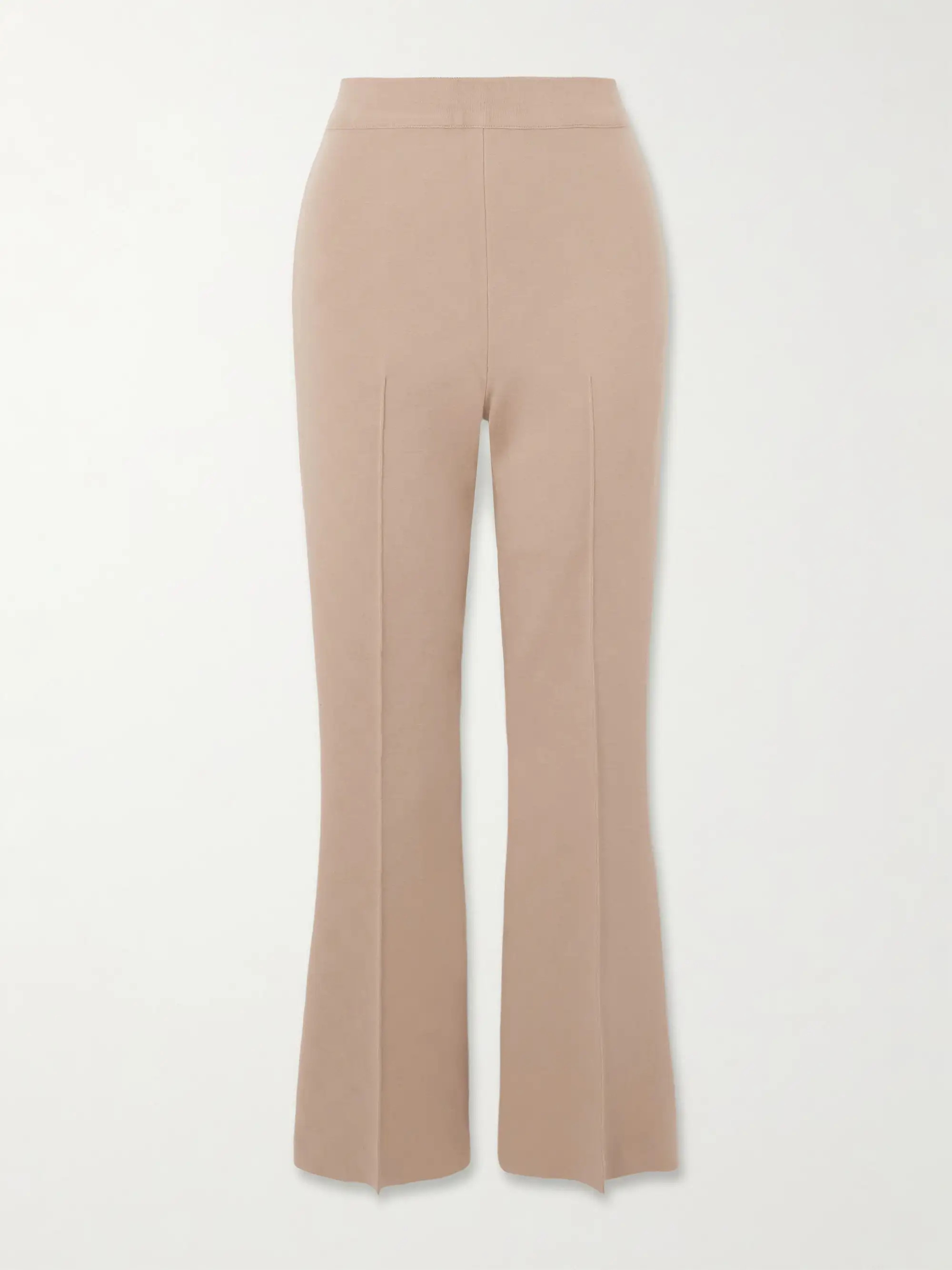 Kick cropped stretch-cotton flared pants | NET-A-PORTER (US)