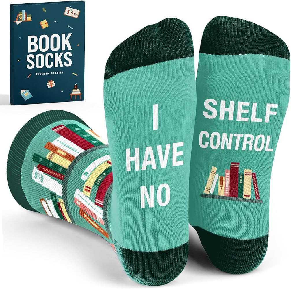 Book Lovers Gifts, Funny Reading Socks for Book Lovers, Cute Gifts for Readers Women, Ideal gifts... | Amazon (US)