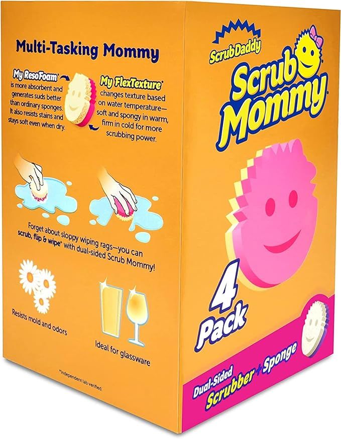 Scrub Daddy Scrub Mommy Variety Pack - Scratch-Free Multipurpose Dish Sponge - BPA Free & Made wi... | Amazon (US)