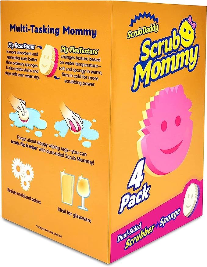 Scrub Daddy Scrub Mommy Variety Pack - Scratch-Free Multipurpose Dish Sponge - BPA Free & Made wi... | Amazon (US)