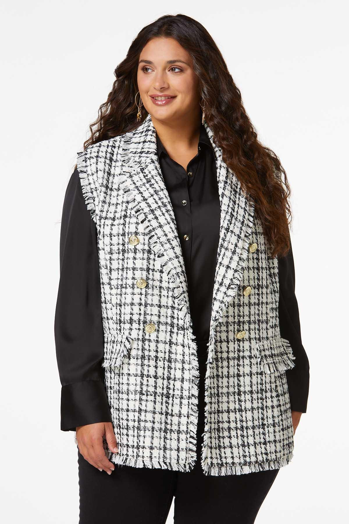Plus Size Boucle Vest | Cato Fashions