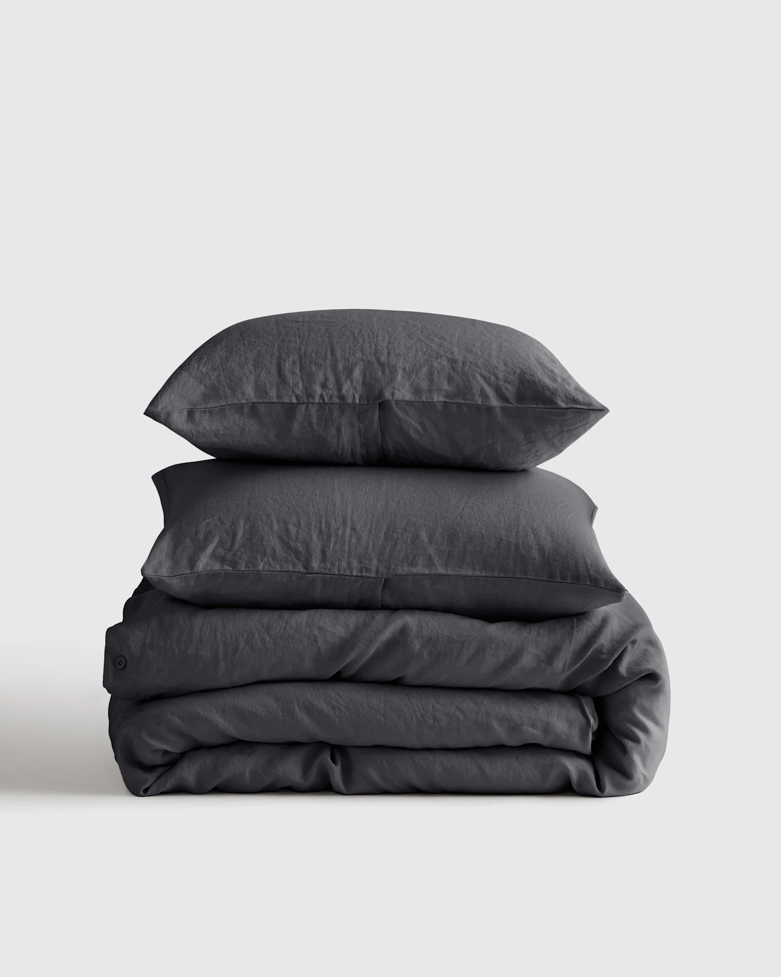 Quince | European Linen Duvet Cover Set in Sage, Size Twin | Quince