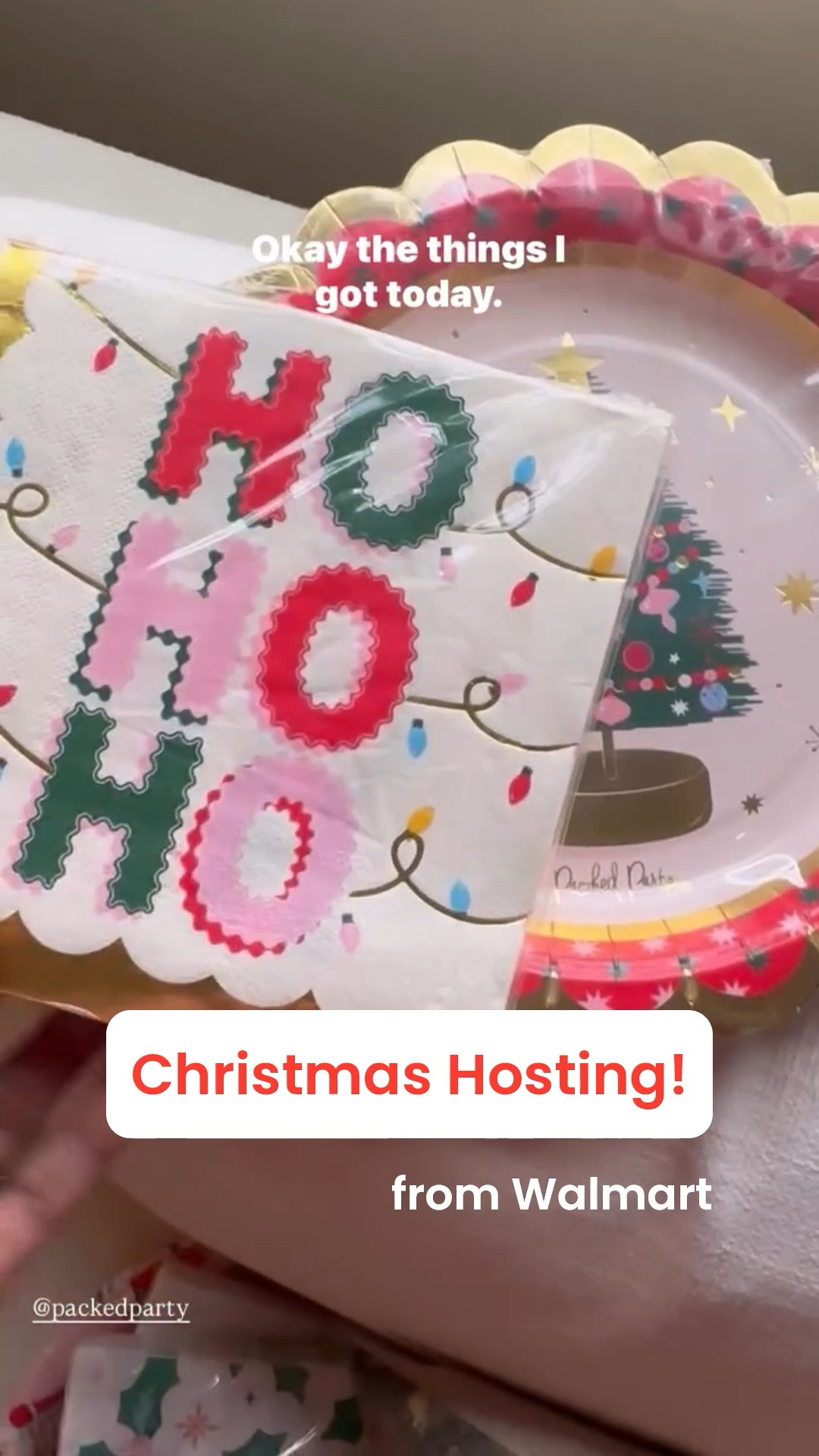 Super cute Christmas party paper plates and napkins from packed party at Walmart 

#LTKHoliday #LTKHome